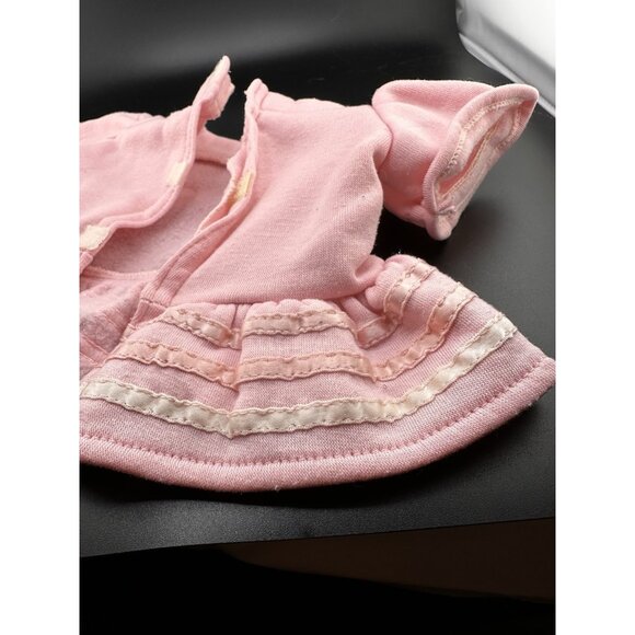 Cabbage Patch Kids PINK HEART Shirt Dress Vtg 1983 Original Fleece CPK - Picture 4 of 12